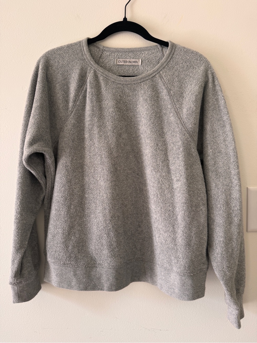 Outerknown Heather Gray Crewneck Pullover